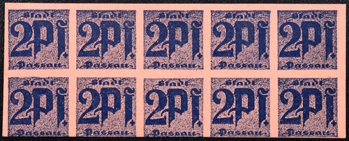 Passau circa 1920 10x2 - 1920, pfennig