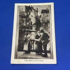 L'AVE MARIA DALL'OCA BIANCA - CARTOLINA PICCOLA BIANCO E NERO