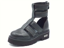 CULT CLW3444100 Slash Mid Black Anfibi aperti per Donna in pelle modello Estivo