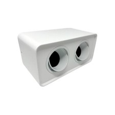 Porta faretto doppio supporto