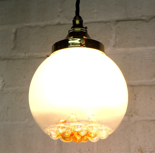 Plafoniera vintage italiana - a,