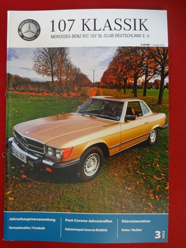 Mercedes 107 club giornale - 107, sl
