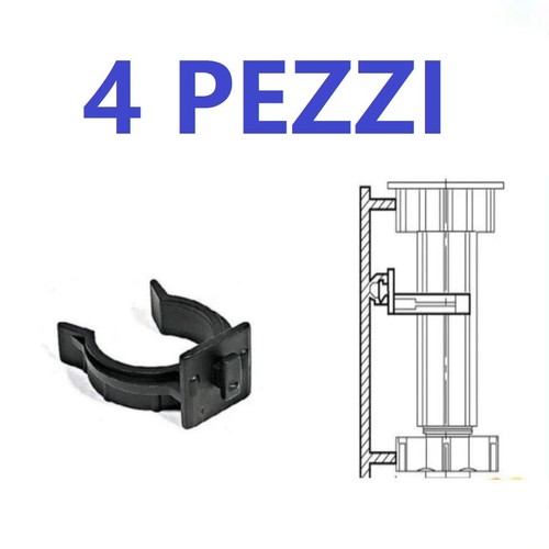 Gancio molle pvc per zoccolo - gancio,