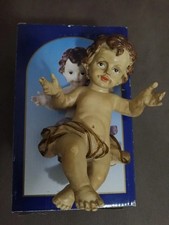 statuina artigianale Gesù Bambino lunghezza 15 cm