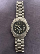 Orologio Hamilton Khaki Sub 660ft Quarzo 9745B Vintage Stile Subacqueo 38mm Senza Scatola