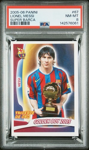 Lionel messi 2005 panini - lionel,