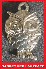 CIONDOLO GUFO PER LAUREA - UN