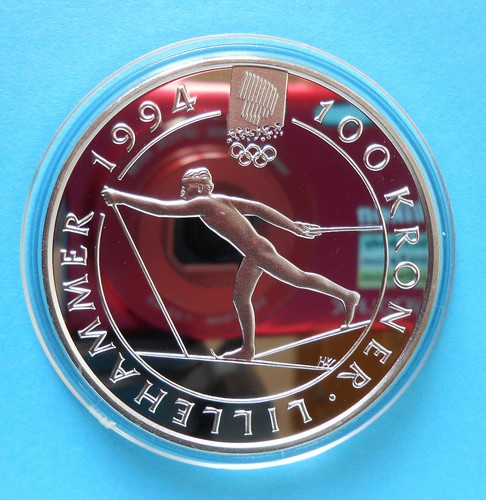 Norvegia 100 corone 1991 proof - norvegia,