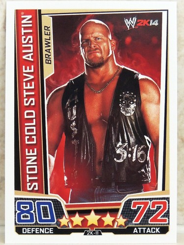 Wwe steve austin - 2k14, topps