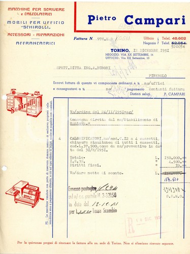 1951 torino pietro campari - torino,