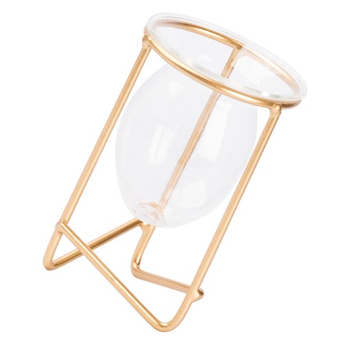 Vaso chic metallo - vaso, dorato