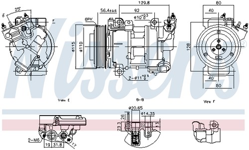 Nissens 891016 compressore - nissens,