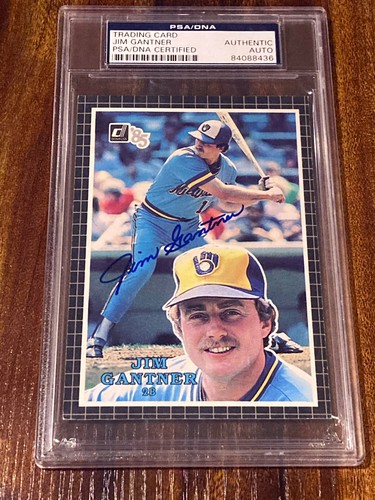 Jim gantner 1985 donruss - jim,