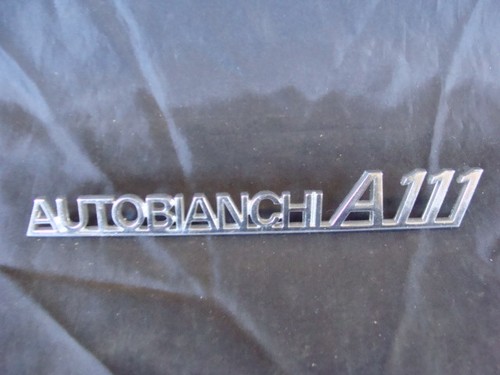 Badge scritta autobianchi a111 - scritta,