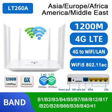 Router WiFi 1200Mbps 4G/5G modem dual band modem hotspot mobile sblocco scheda SIM