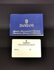 Garanzia Gioielli Damiani + Tessera Autenticità