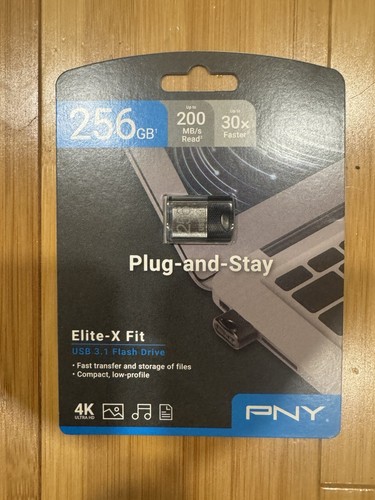 Pny 256gb elite fit usb - pny,