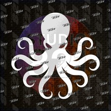 Octopus mini decalcomania logo - octopus,