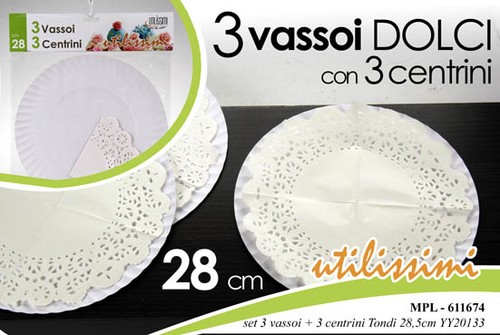 Set vassoi torta dolci 3 - dolci,