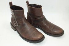 Scarpe uomo TOD'S taglia 9 Europa 43 pelle marrone. Made In Italy S9250