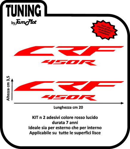 Adesivi crf 450 honda - crf, per
