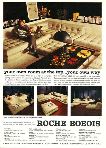 Pubblicità roche bobois - roche,