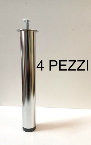 Piede regolabile cromato - regolabile,