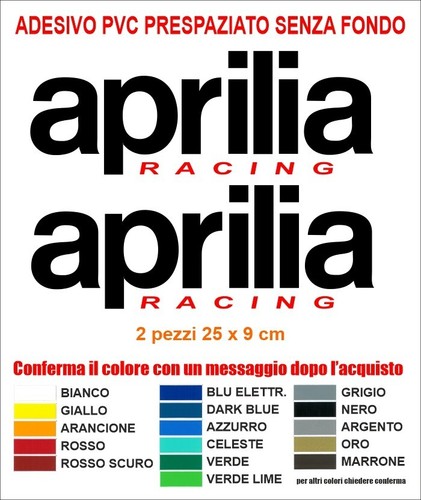 Kit adesivi aprilia racing - kit,