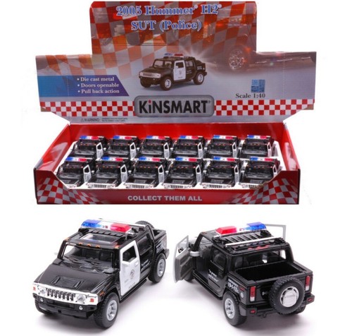 Kinsmart hummer sut police - h2,