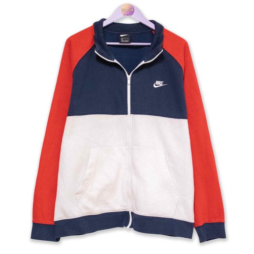Felpa nike blu - blu, bianca
