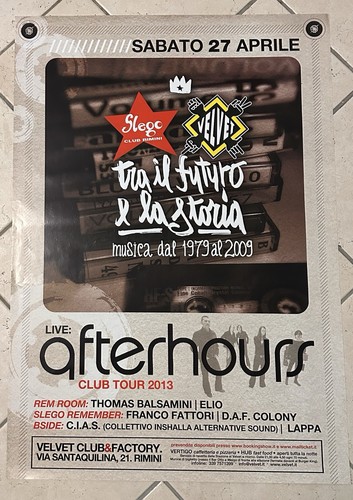 Afterhours poster 100 cm - 70,