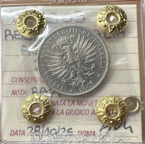 Moneta regno italia 25 - regno,