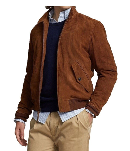 Giubbotto bomber uomo pelle