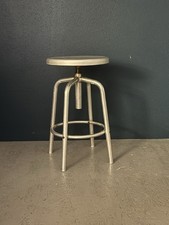 Sgabello industriale vintage