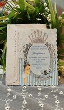 Invito Battesimo Bimbo Re con