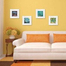 Set 4 QUADRI su CERAMICA