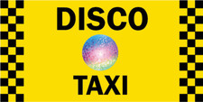 Disco Taxi Car Bumper Sticker