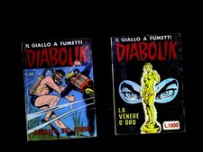Lotto 2 pezzi Diabolik
