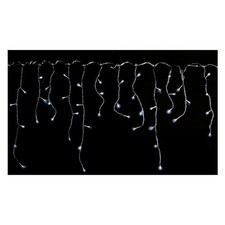 Pre Qu' Italia Tenda luminosa Natale Trasparente 180 luci - LED Bianco freddo