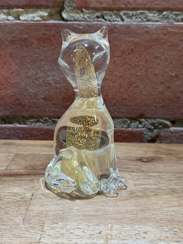 Scultura gatto mcm murano arte - scultura,