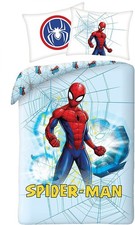 SPIDERMAN Set Letto COPRIPIUMINO 140x200cm COTONE Uomo Ragno MARVEL Originale