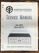 Kenwood KA-907 Amplificatore Manuale di servizio *Originale*