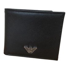 ARMANI EMPORIO PORTAFOGLI UOMO PICCOLO SEMPLICE IN PELLE 8 CARTE Y4R168 138E