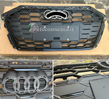 GRIGLIA CALANDRA MASCHERINA NERA AUDI A3 8Y S-LINE BLACK NERO OPACO LUCIDO**
