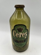 Bottiglia di birra vuota vintage Ceres Danish Export Lager 12 oz vetro verde stubby