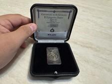 Cofanetto Lingotto argento 925 peso 25 gr numerato n. 75 Inter Milano Bolaffi