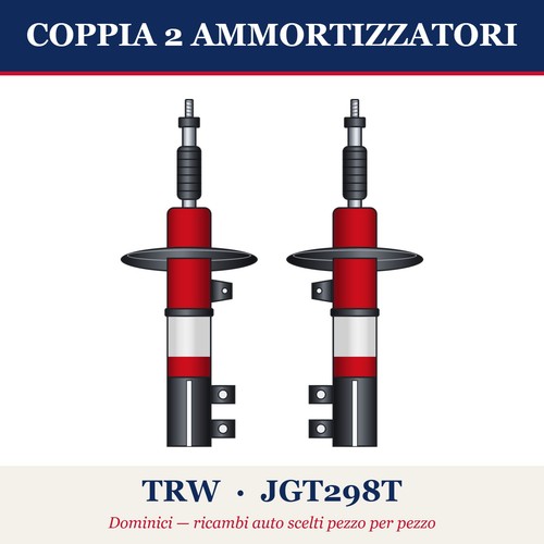 Coppia ammortizzatori trw - ammortizzatori,