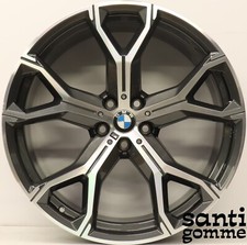 1 CERCHIO IN LEGA 9,5 X 21 " BMW X5 G05  X6 ORIGINALE 8071998 USATO SEGNATO