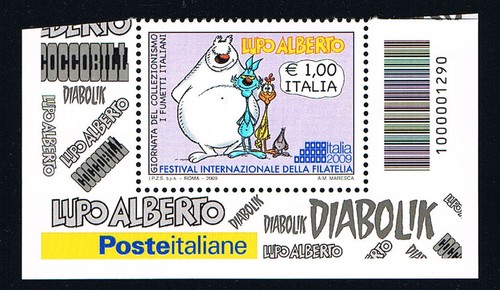 Italia francobollo lupo - italia, un