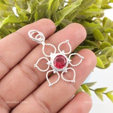 Argento Sterling Rotondo Rosa